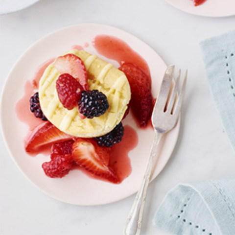 Cheats summer berry pudding